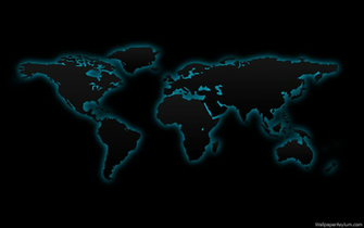 Black World Map Wallpaper Displaying Gallery Image For