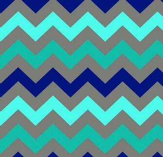 Blue Chevron Ombre