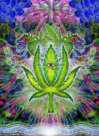 Trippy Artwork On
