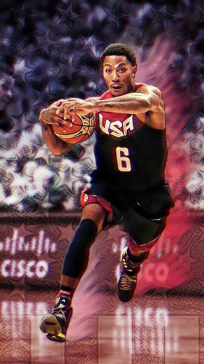 Derrick Rose iPhone Wallpaper By Redzero03 Customization