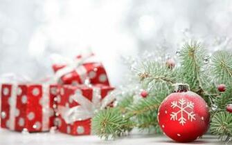 Festive Christmas Gifts Photography Wallpaper Holiday