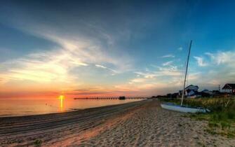 Ocean Sunrise HD Wallpaper Res