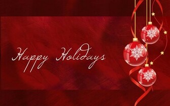 Happy Holidays Wallpaper
