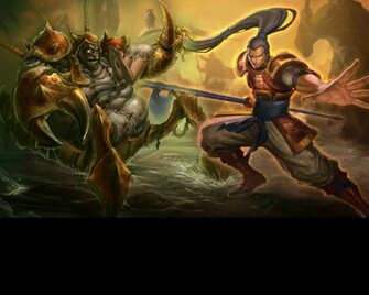 Urgot Wallpaper Xin Zhao Orange