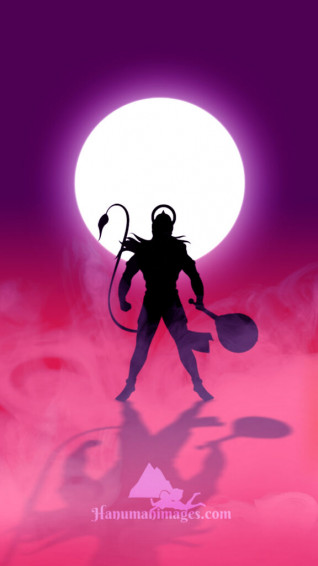 Powerful Hanuman Mobile Wallpaper HD Image