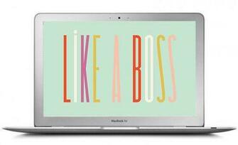 Like A Boss Wallpaper Designlovefest