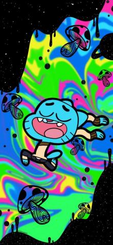 Savannah Saturn On Cool Wallpaper Cartoon Trippy