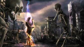 Fantasy Art Skeleton Undead Wallpaper HD Desktop And
