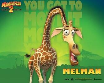 The Giraffe From Dreamworks Madagascar Animated Movies Wallpaper