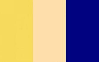 Naples Yellow Navajo White And Navy Blue Solid Three Color Background