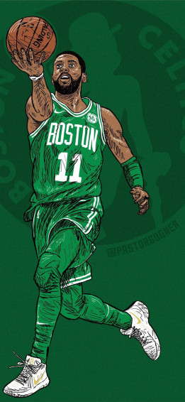 Basketball iPhone Kyrie Irving Fanart Wallpaper