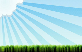 Blue Striped Sky With Grass Background Empty Blank Easy Paint
