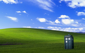 Bliss Tardis Wallpaper Microsoft Windows