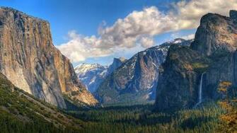 Background Yosemite Valley Usa Wallpaper HD Desktop