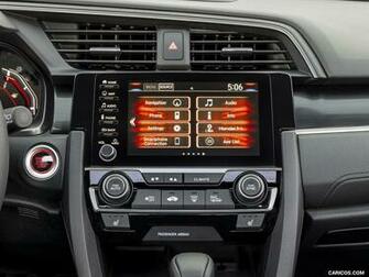 Honda Civic Hatchback Central Console HD Wallpaper