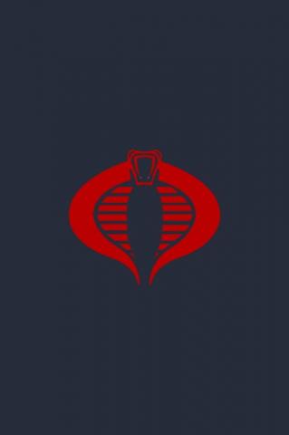 Gi Joe Cobra Enemy Logo In Superhero