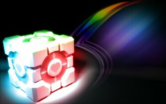 Portal Companion Cube Wallpaper