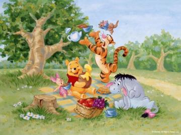 Winnie The Pooh Friends Wallpaper