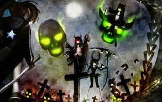 Black Rock Shooter Gold Saw Dead Master Anime Girls HD Wallpaper