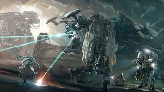 Space Battle Wallpaper Image