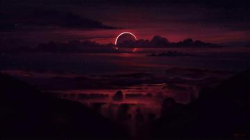 Solar Eclipse R Wallpaper