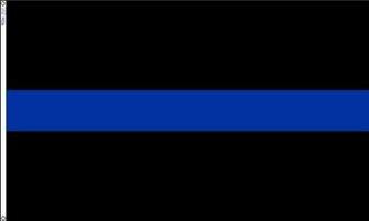 Woof Law Enforcement Thin Blue Line Flag Mario Bross