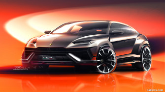 Lamborghini Urus S 2023my Design Sketch
