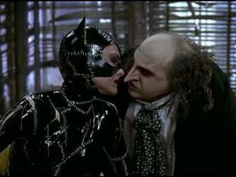 Catwoman Penguin Almost Kiss Wallpaper Batman
