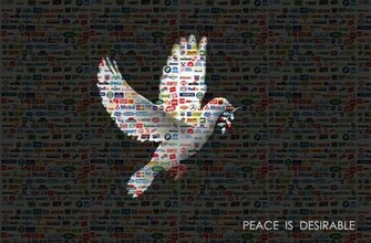Motivational Wallpaper On Peace Is Desirable Business Theme