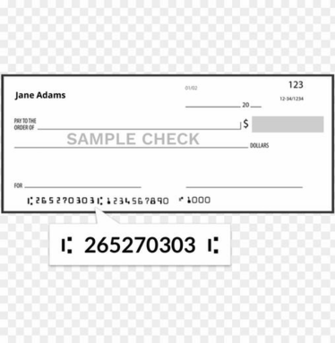 Routing Number Bank Of The Ozarks Check Png Image With
