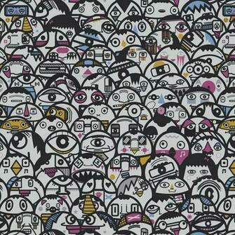 Wallpaper Graham Brown Alien Crowd