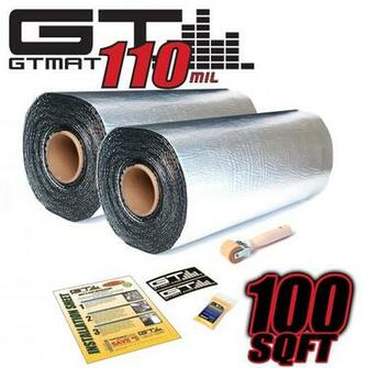 Sq Ft Gtmat 110mil Car Audio Sound Deadener