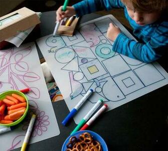 Kids Placemats Dwellstudio For Modern Twist