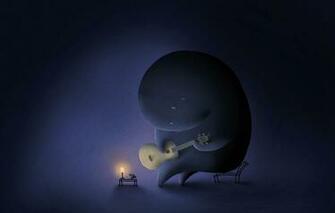 Wallpaper Elephant Guitar Vladstudio Image For Desktop Section