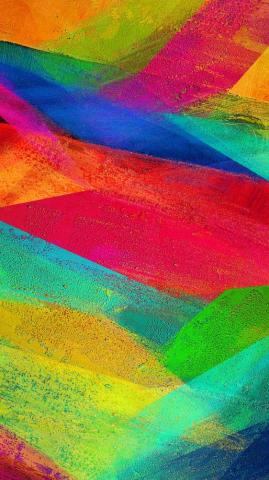 iPhone Abstract Colorful Wall Wallpaper