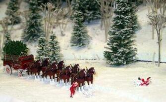 Budweiser Clydesdales Christmas A Clydesdale By