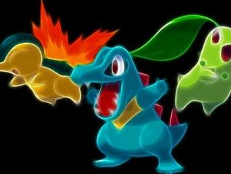 Background Chikorita Totodile HD Wallpaper Anime Manga