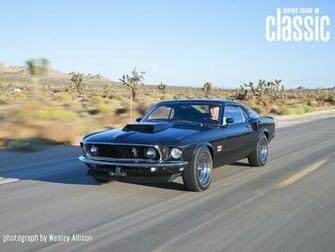 Ford Mustang Boss Front In Motion Wallpaper Roush