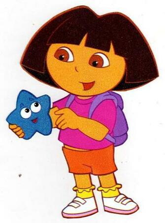 Dora Boots Nick Jr Stars Prepasted Wallpaper Border Cut Out