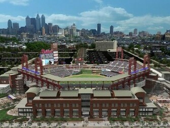 Philadelphia Phillies Citizens Bank Park South Aerial Graphics Code