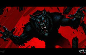 Wallpaper Wolf Werewolf Art Witcher Wild Hunt By