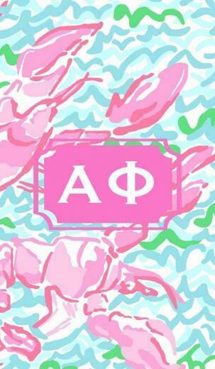 Alpha Phi iPhone Background