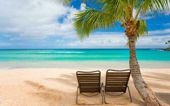 Tropical Island Wallpaper Which Is Under The Beach