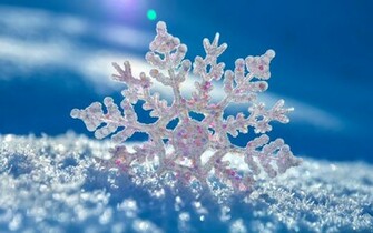 Color On Snowflake Wallpaper Desktop Wallpaperlepi