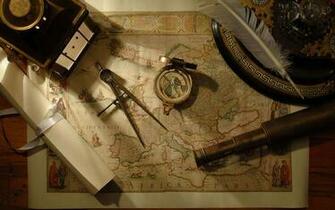 Wallpaper Maps Old World Travel Tourism Map