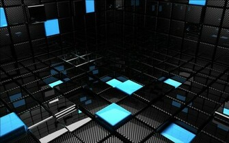 Black Wallpaper 3d Tiles White