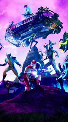 Fortnite Marvel Standoff 4k Ultra HD Mobile Wallpaper