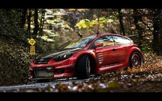 Drifting Ford Fiesta Wallpaper iPhone
