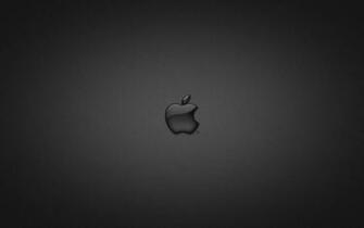 Apple In Glass Black Wallpaper HD