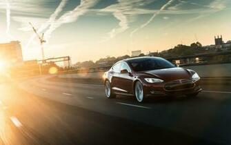 Tesla Model S Supercar D Wallpaper Background